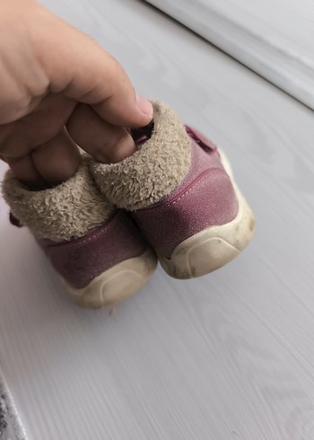 20 Beden Kız Çocuk Pudra Süet Botlar