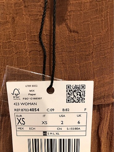 xs Beden Mng astarlı elbise