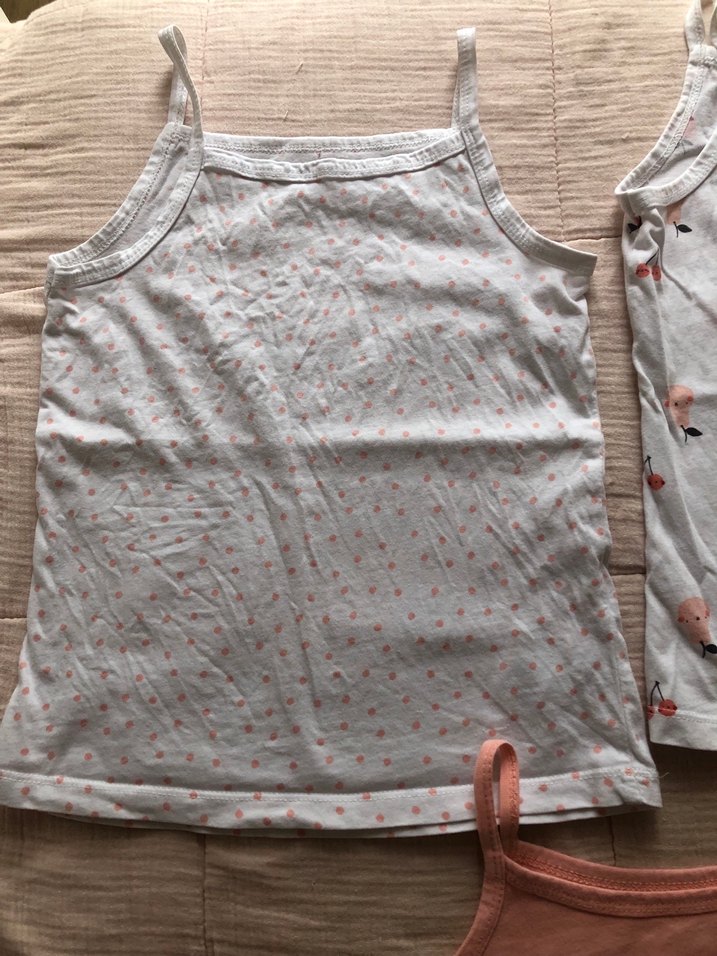 Kız Çocuk Askılı Atlet Üçlü Set - Görsel 3