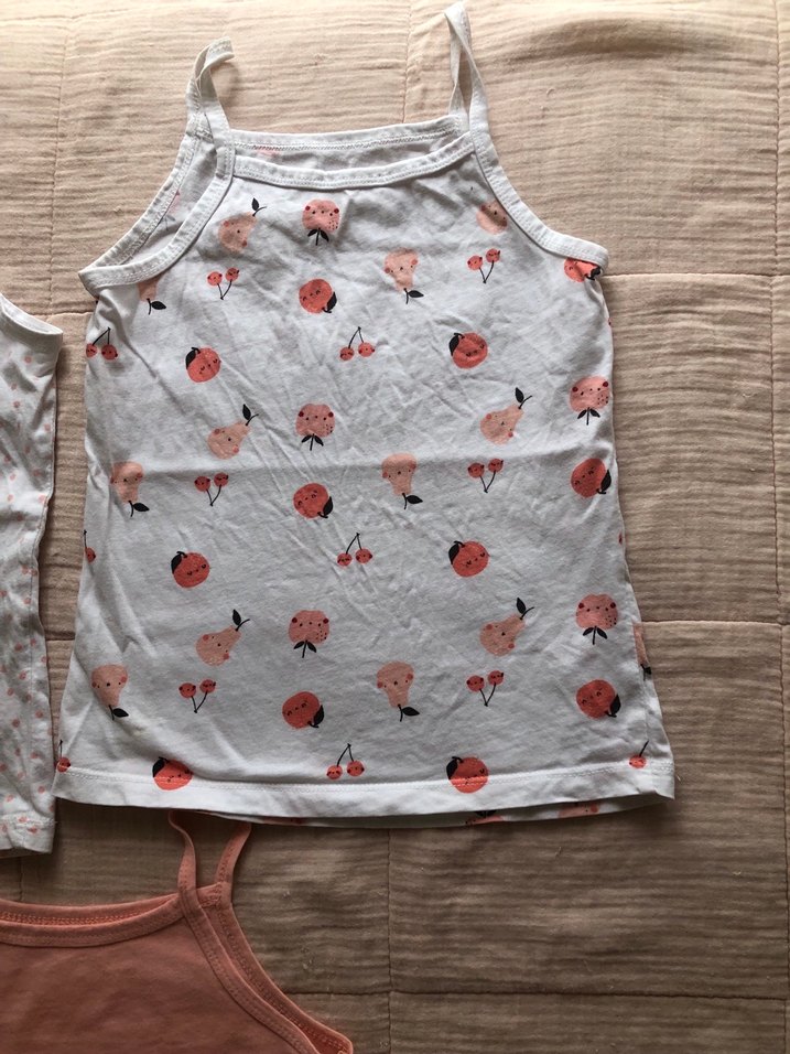 Kız Çocuk Askılı Atlet Üçlü Set - Görsel 2