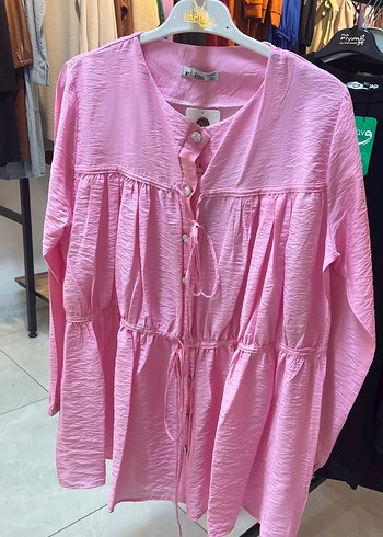 Pembe V Yaka gömlek