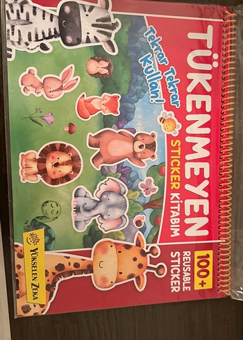 Fisher Price Yeniden Kullanılabilir 100+ Sticker Kitabı