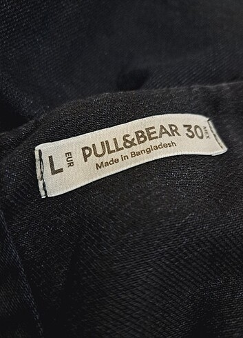 m Beden lacivert Renk Pull & Bear Denim Elbise