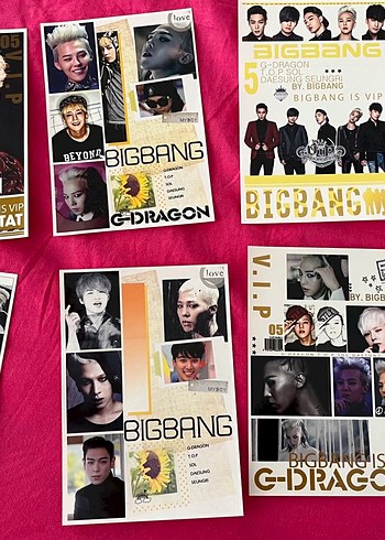 BIGBANG G-DRAGON sticker seti