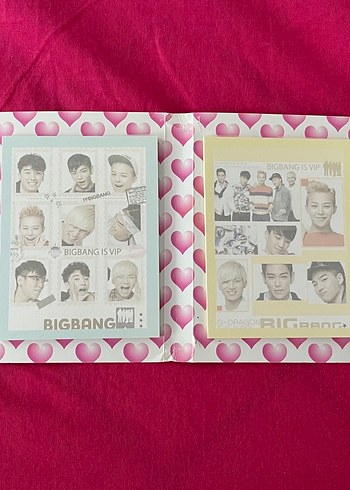 BIGBANG ve G-DRAGON Temalı notepad