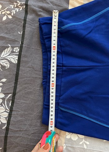 Mavi Elastik Belli Hamile Kot Pantolon - Görsel 2