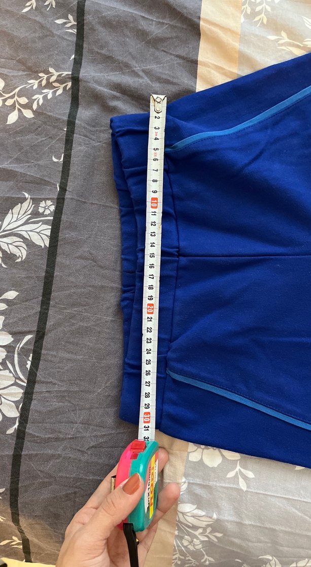 Mavi Elastik Belli Hamile Kot Pantolon - Görsel 2