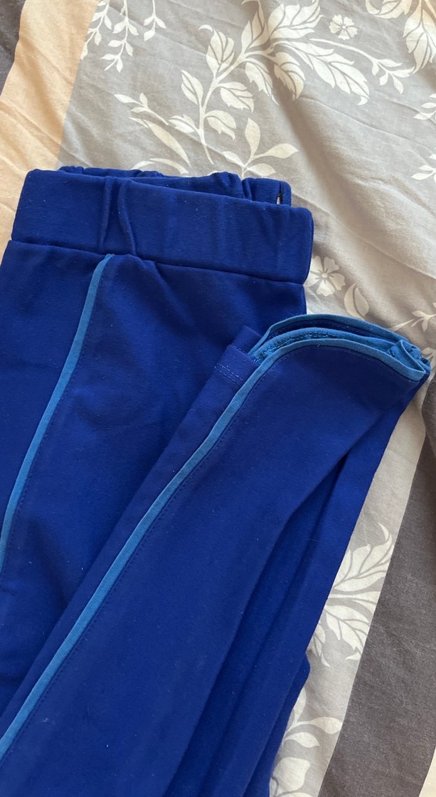 Mavi Elastik Belli Hamile Kot Pantolon - Görsel 5