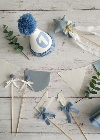 Açık Mavi Parti Malzemeleri Seti - Görsel 3