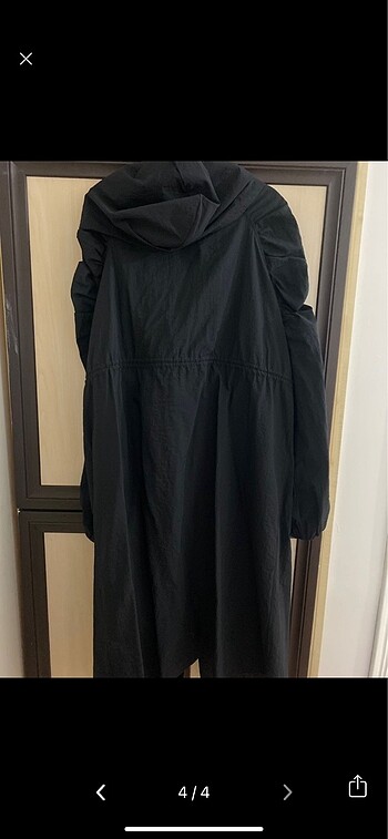 xl Beden siyah Renk Kadın yağmurluk