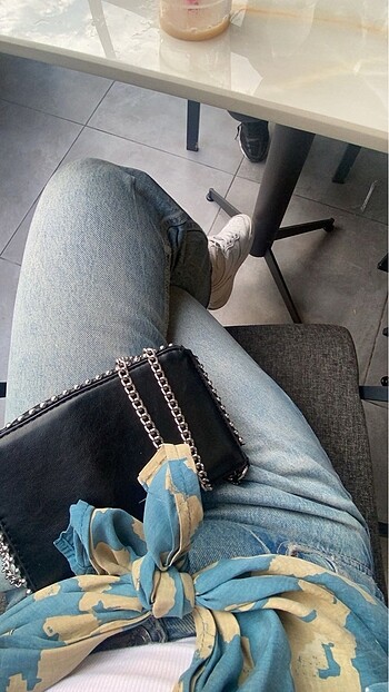 l Beden mavi Renk Zara jean