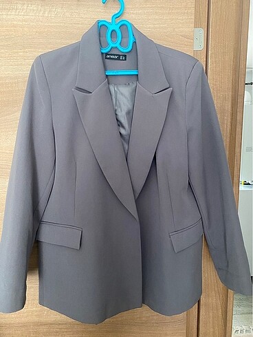 gri blazer ceket