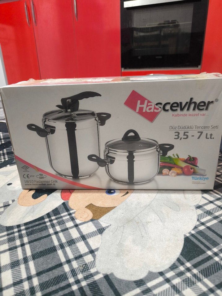 Parlak Siyah Düdüklü Tencere Seti #düdüklü tencere - Görsel 3