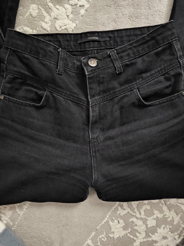 #Siyah Kadın #Kot Pantolon - Görsel 3