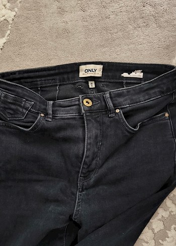 #Kadın Füme #Slim Fit Denim #Pantolon - Görsel 3