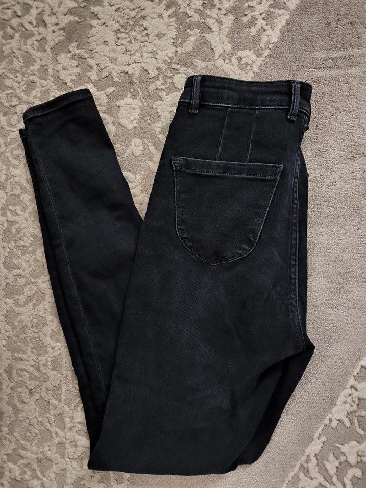 #Kadın Füme #Slim Fit Denim #Pantolon - Görsel 2