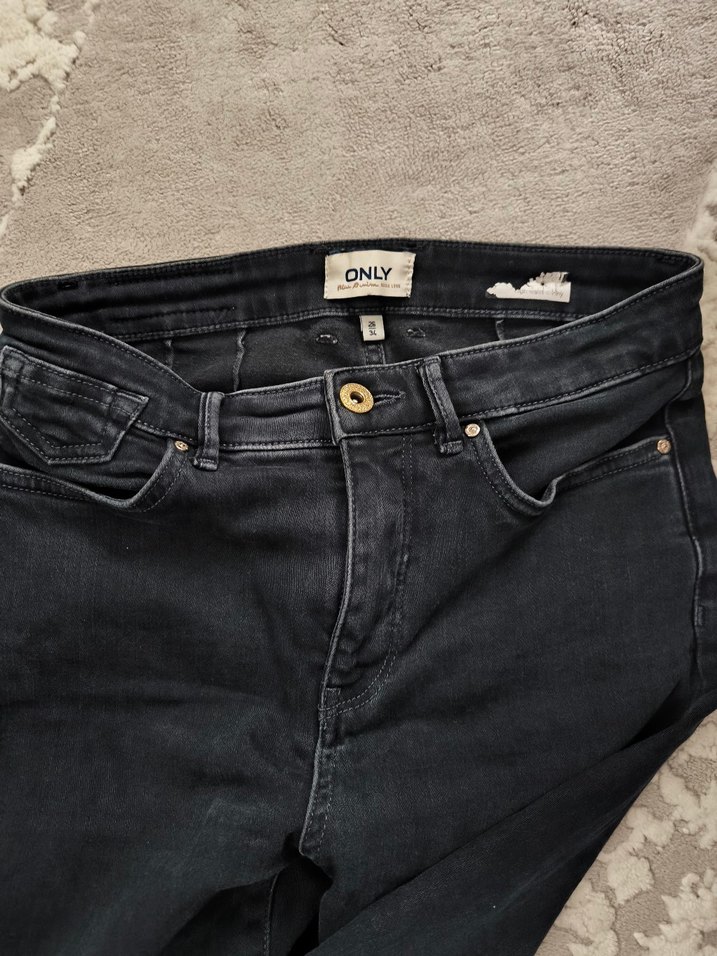 #Kadın Füme #Slim Fit Denim #Pantolon - Görsel 3