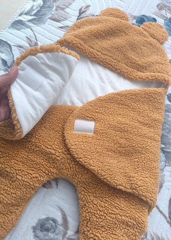 Kahverengi Peluş dış kundak  #kundak #peluş - Görsel 2