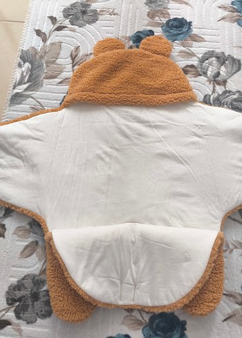 Kahverengi Peluş dış kundak  #kundak #peluş - Görsel 4