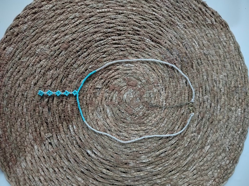 Boncuklu Çok Renkli Bohem Kadın El Zinciri - Görsel 2