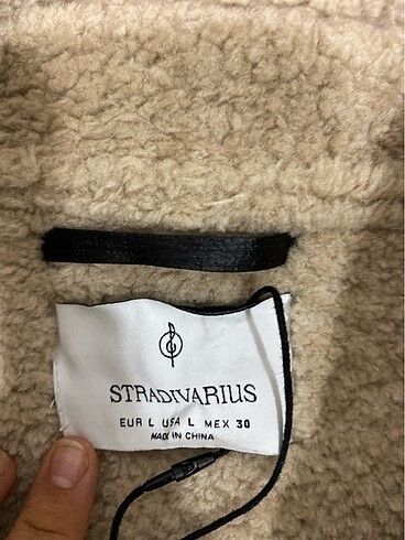 l Beden Stradivarius marka suni deri kürk
