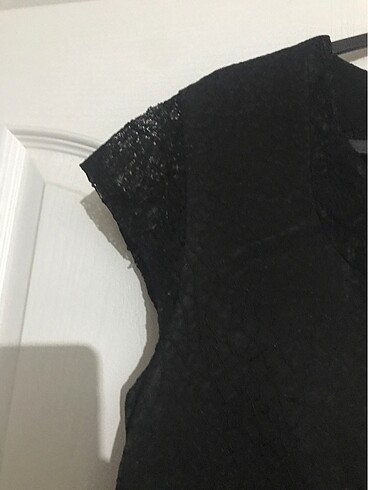 42 Beden siyah Renk Siyah kısa kollu Elbise