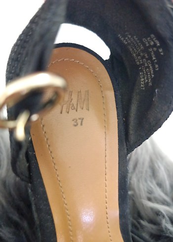 Siyah Yılan Desenli Topuklu Kadın Ayakkabı - Görsel 4