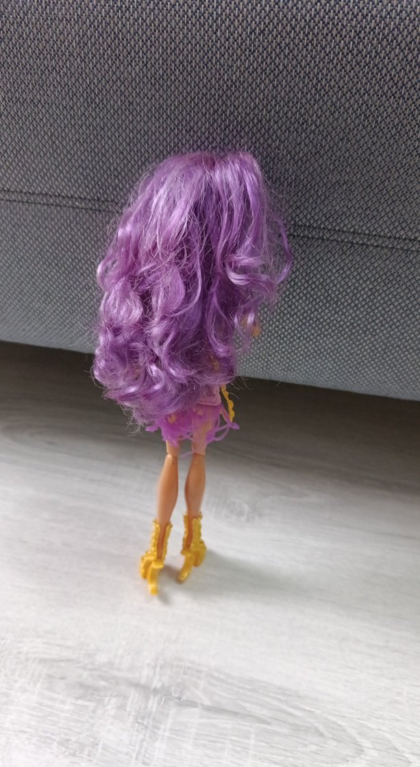 Mor Saçlı Renkli Bebek - Görsel 2