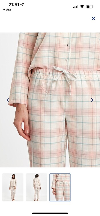 xl Beden Lc waikiki pijama takımı