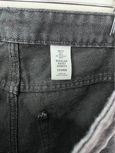 34 Beden H&M jean şort