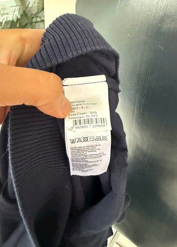 l Beden gri Renk Us polo kazak trıko