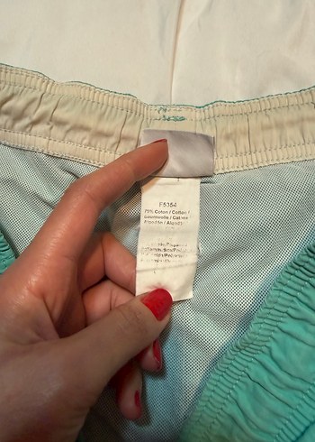 Turkuaz Erkek Midi Boy Rahat Kesim Mayo - Görsel 6