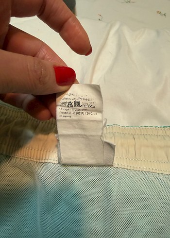 Turkuaz Erkek Midi Boy Rahat Kesim Mayo - Görsel 7