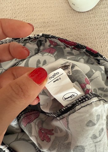 Oysho Pamuklu Baskılı Mini Şort