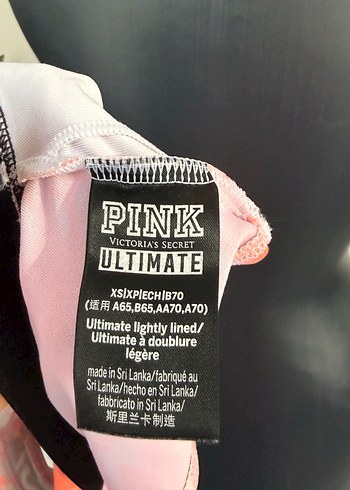 Pembe Batik Desenli Spor Sütyeni - Görsel 5