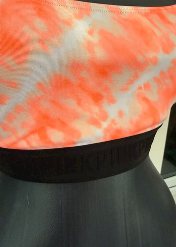 Pembe Batik Desenli Spor Sütyeni - Görsel 3