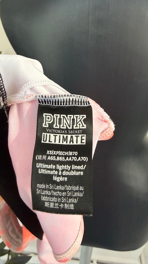 Pembe Batik Desenli Spor Sütyeni - Görsel 5