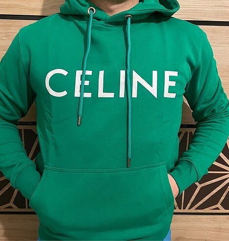 s Beden Celine yeşil sweat erkek