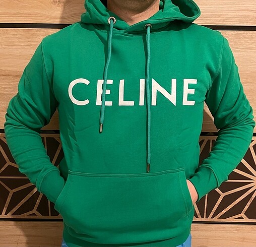 s Beden yeşil Renk Celine yeşil sweat erkek