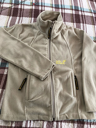Krem rengi yumuşacık jack wolfskin