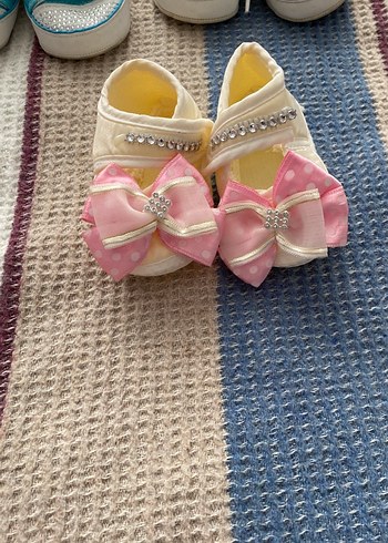 Kız Bebek Renkli İlk Adım Ayakkabıları - Görsel 4