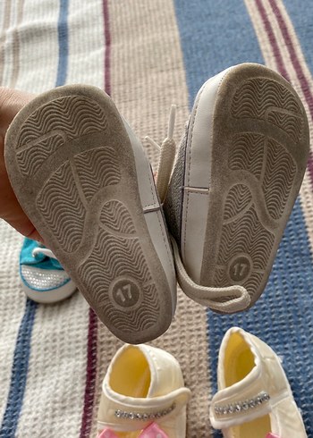 Kız Bebek Renkli İlk Adım Ayakkabıları - Görsel 3