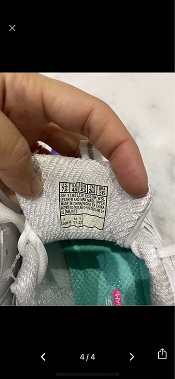 37,5 Beden beyaz Renk Skechers spor ayakkabı