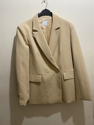 krem rengi blazer ceket