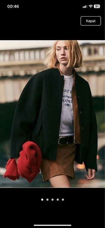 zara oversize ceket