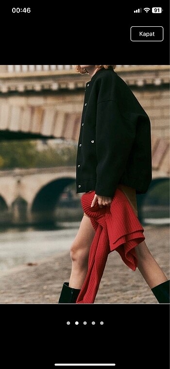 Zara zara oversize ceket