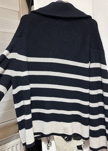 zara çizgili hırka - Görsel 3