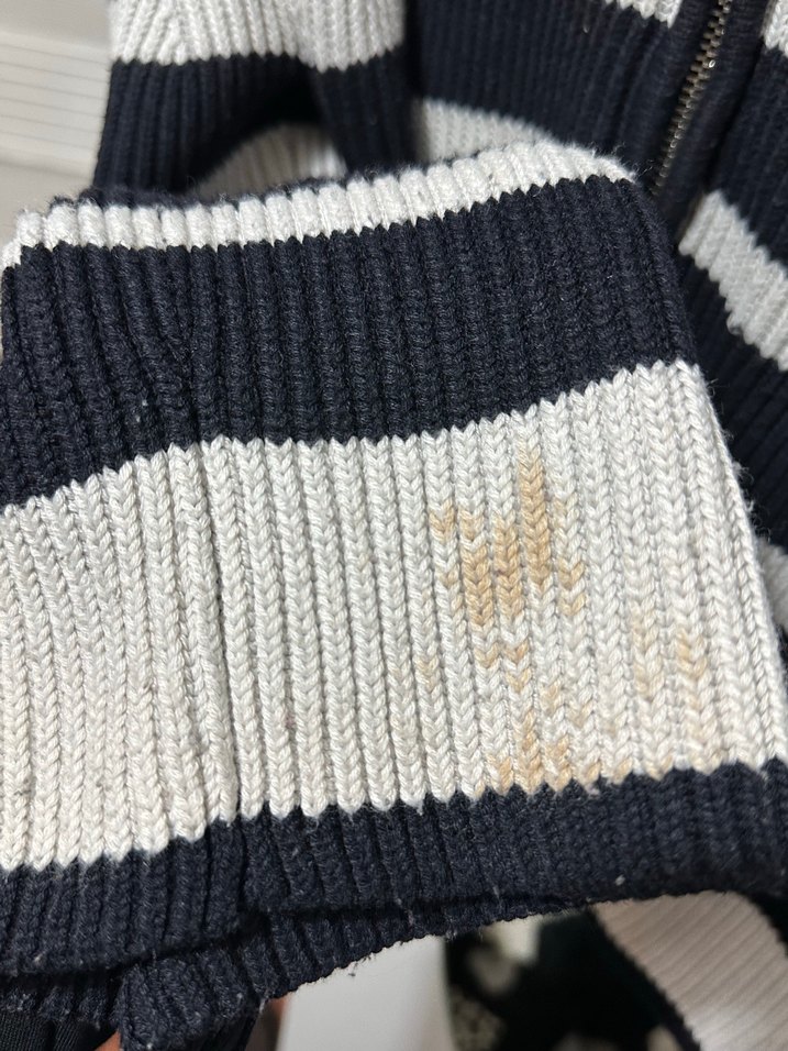 zara çizgili hırka - Görsel 4