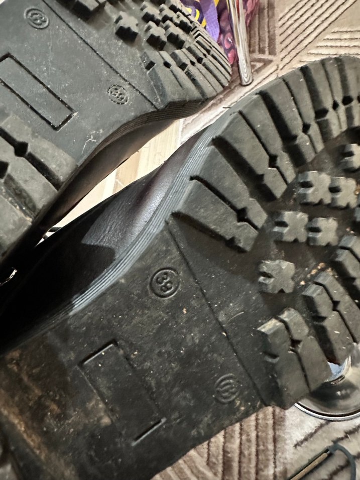 Kahverengi Deri Tokalı Biker Kadın Botları - Görsel 5