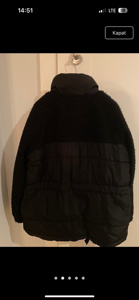 Siyah Kadın Kışlık Kürklü Mont - Görsel 3